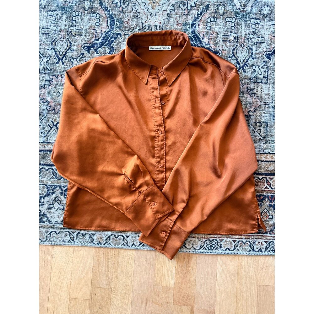 Abercrombie & Fitch Satin Blouse Size S